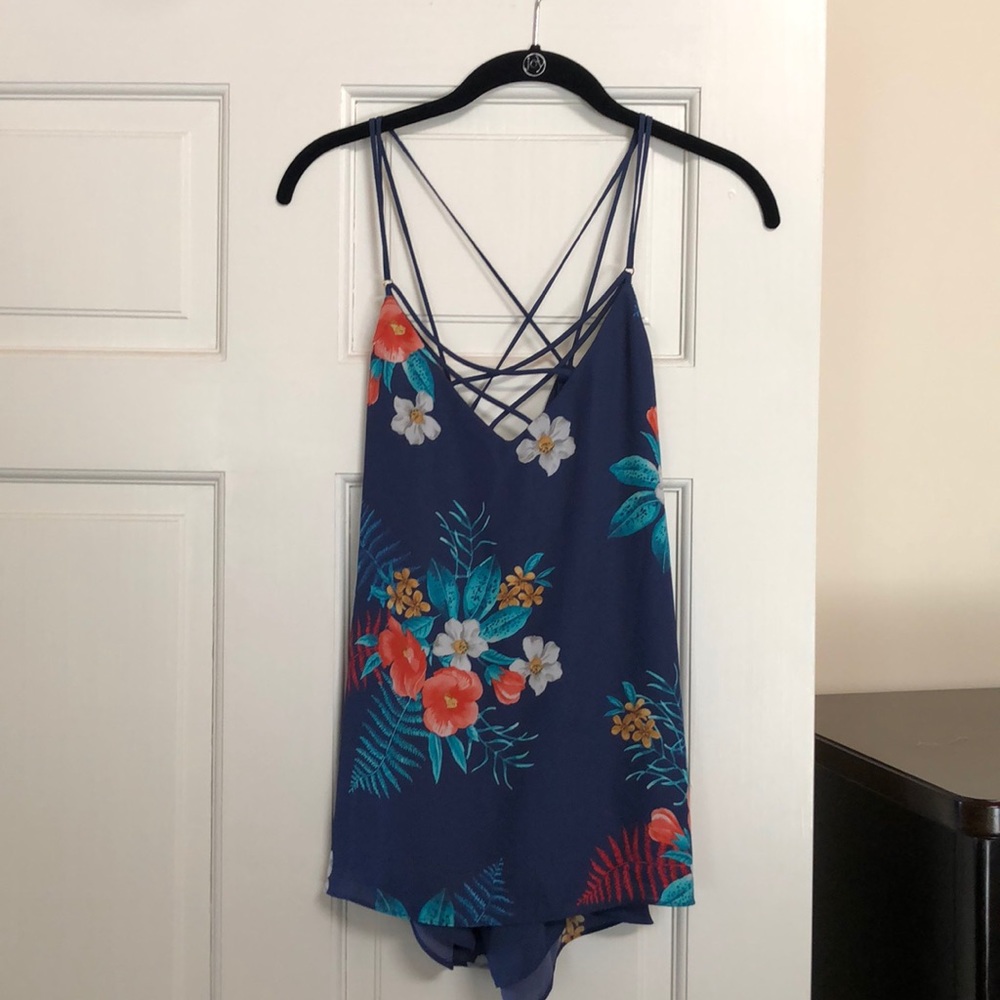 Navy blue blouse